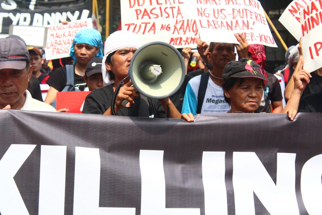 National Day of Protest against Martial Law and Killings under Duterte regime